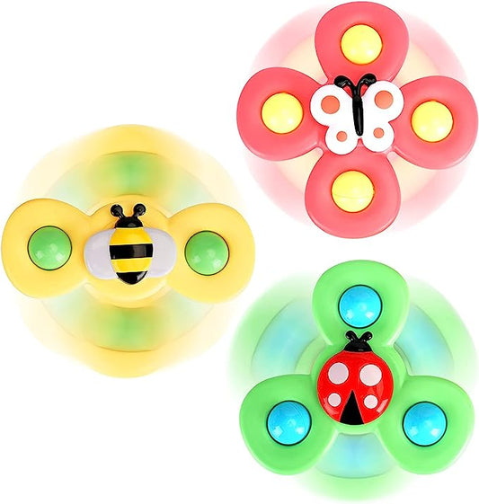 Suction Cup Spinner Toys (3pcs)