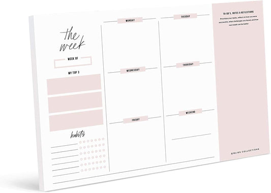 Weekly Undated Tear-Off Planner