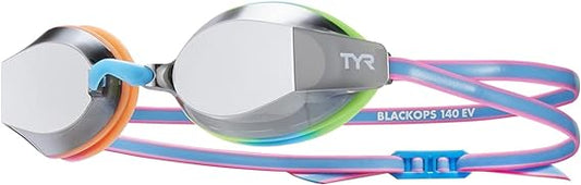 TYR ‎Blackops 140 EV Racing Mirrored Swim Goggles Junior Fit