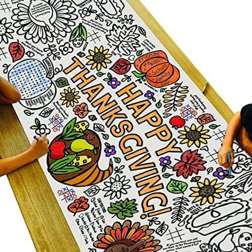 Tiny Expressions Giant Thanksgiving Activity Coloring Poster