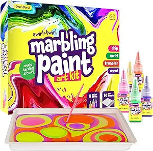 Marble Painting Art Craft Kit