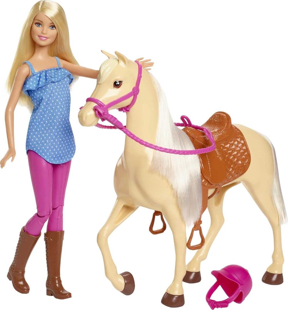 Barbie Doll & Toy Horse Set