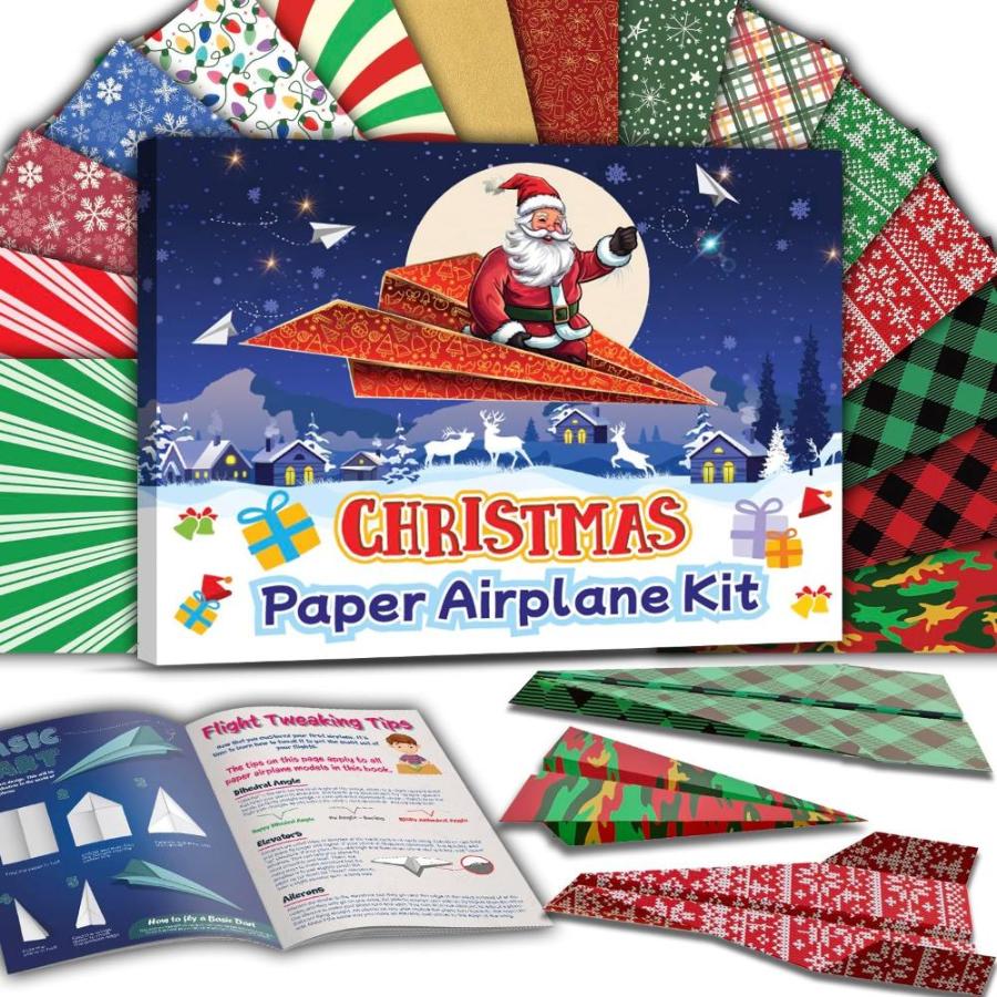 Christmas Paper Airplane Kit