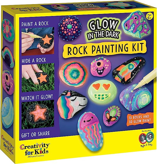 JOYIN Glow in the Dark Rock Painting Kit