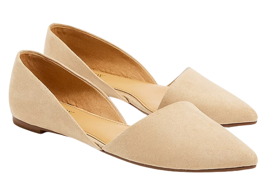 Zoe Sueded d'Orsay Flats
