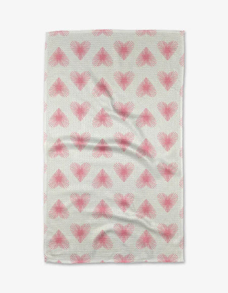 Geometry House Life Line Hearts Tea Towel