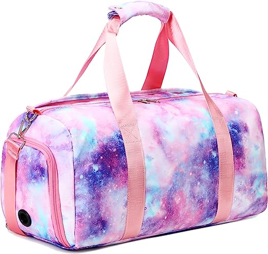 Girls Duffle Bag (Galaxy print)