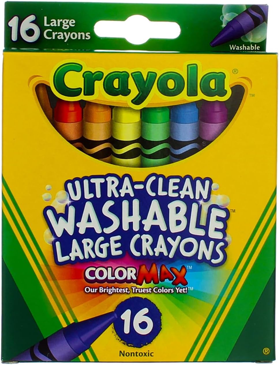 Large Washable Crayons (16ct)