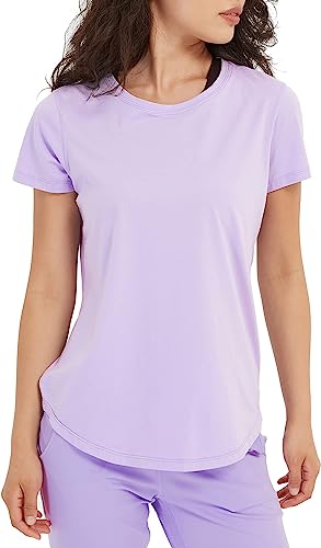 Women's Workout T-Shirt (Spring Lilac)