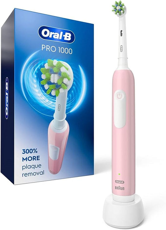 Oral-B Pro 1000 CrossAction Electric Toothbrush (Pink)