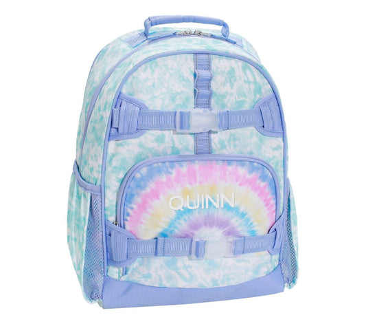 Mackenzie Aqua Rainbow Bright Tie-Dye Backpack