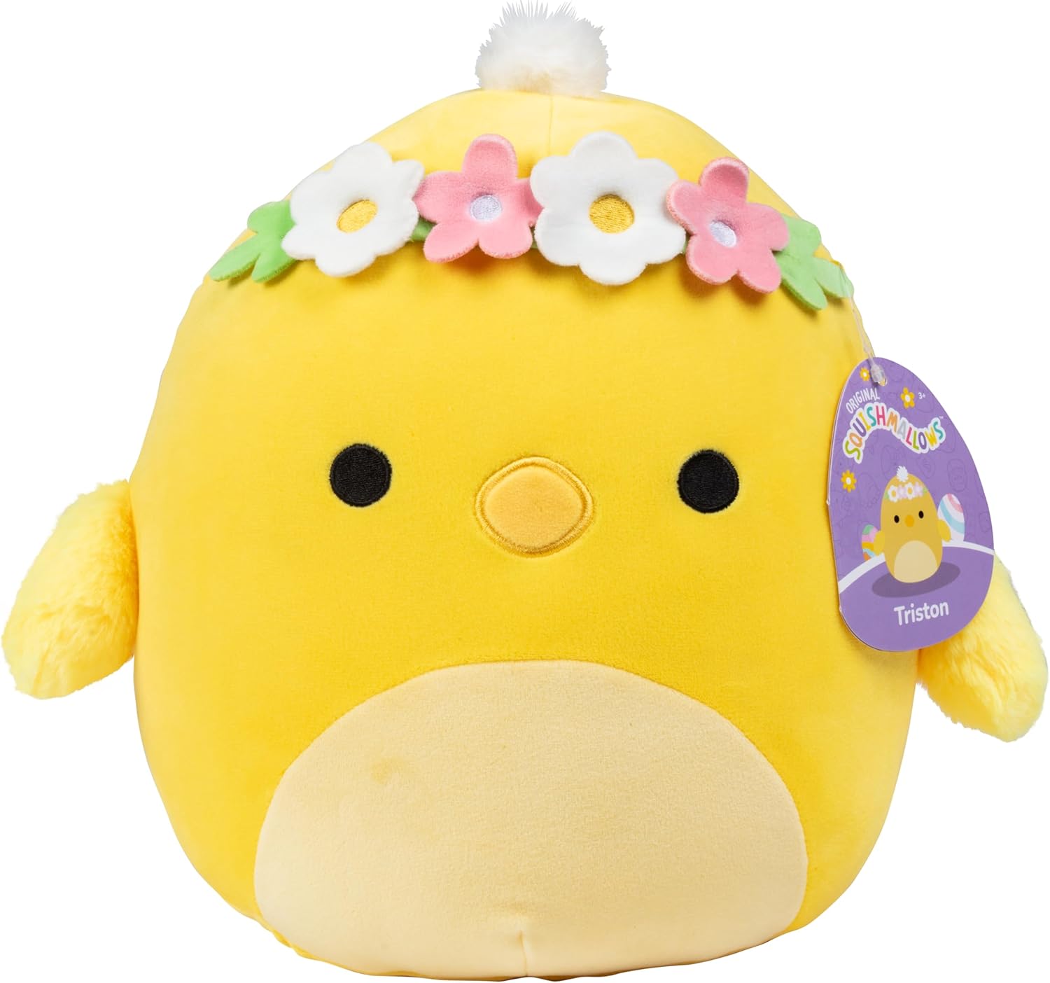 Triston The Chick with Flower Crown Squishmallows