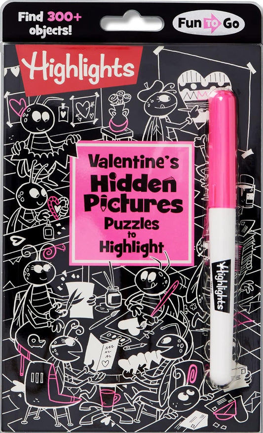 Valentine's Hidden Pictures Puzzles to Highlight