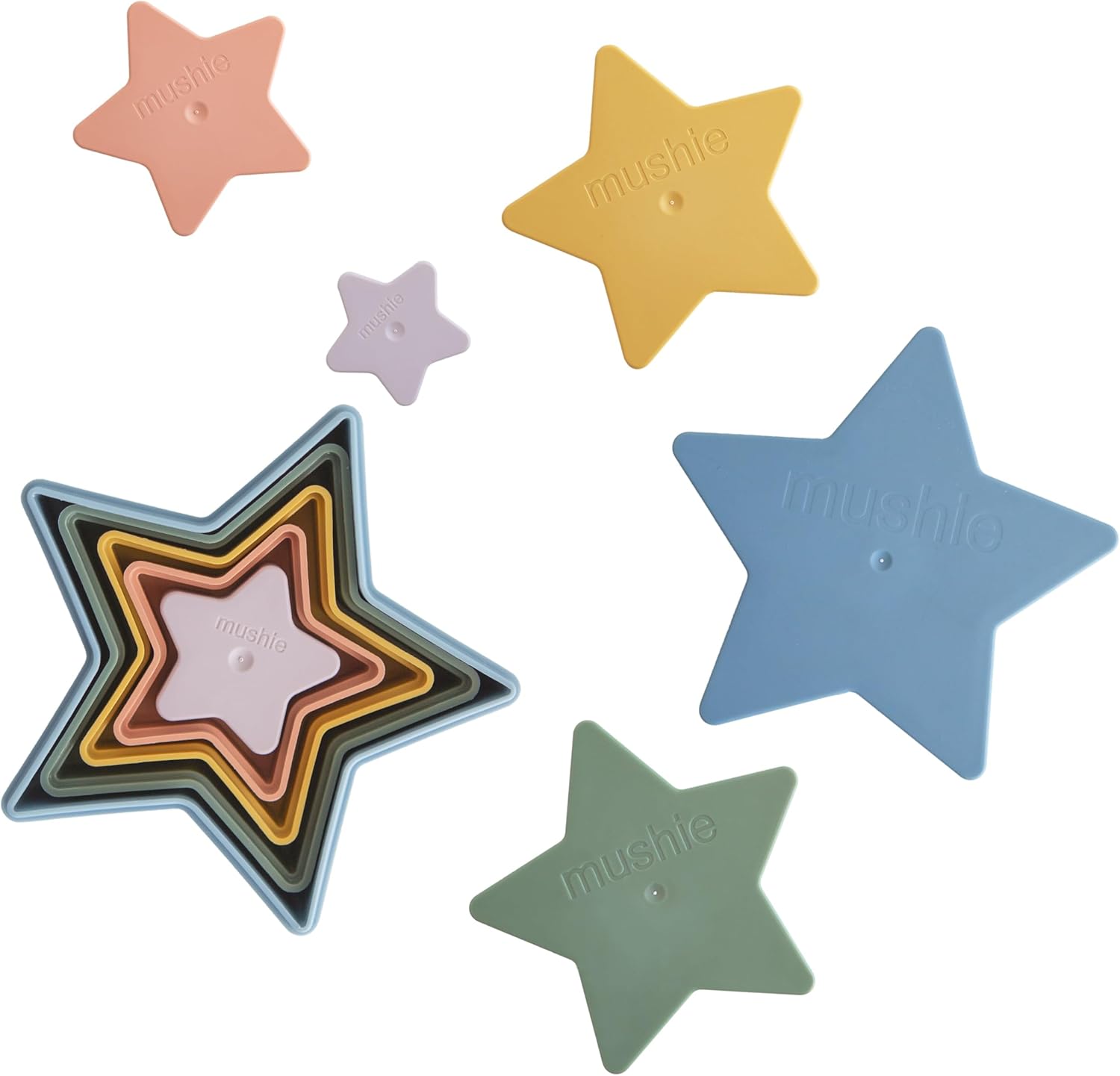 mushie Nesting Stars Toy